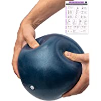 beneyu ® Antideslizante y Súper Ligero Pelota de Pilates Suave - Pelota Fitball - 23cm + Ejercicios (PDF en alemán)